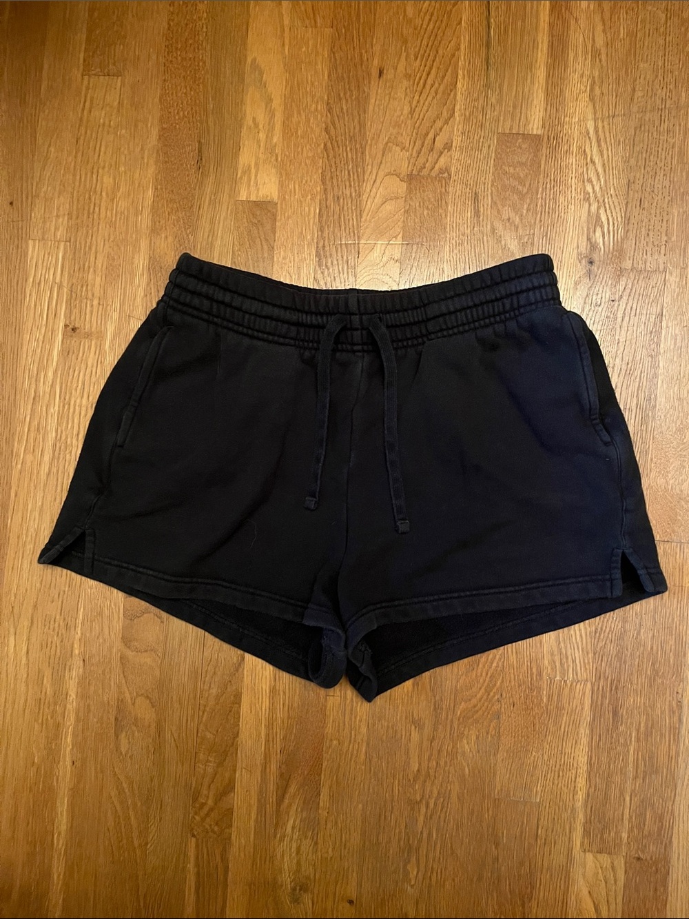 Girlfriend Collective Black Sweatshorts